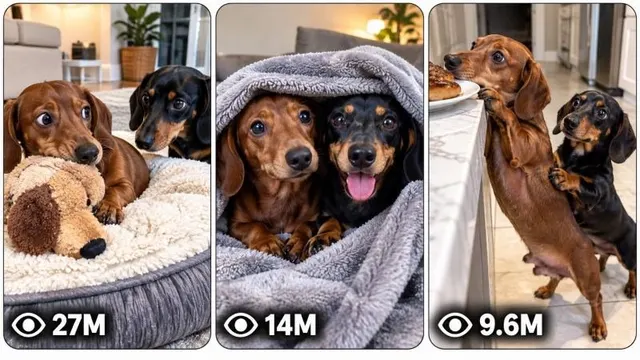 Two Dachshund Domestic Relationship Comedy & Wholesome Micro-Story Video Engine