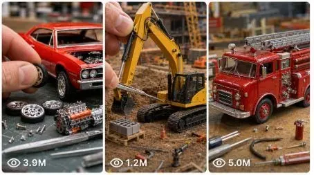 Viral Miniature Vehicle Assembly ASMR
